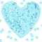 1000Pieces Rose Petals, Artificial Flower Petals Fake Rose Petals for Romantic Night,Wedding,Proposal Anniversary Flower Decorations(Tiff Blue)